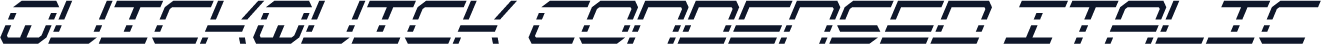 QuickQuick Condensed Italic