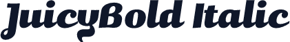 JuicyBold Italic