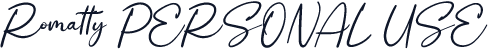 Romatty PERSONAL USE
