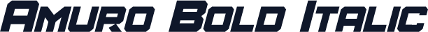 Amuro Bold Italic