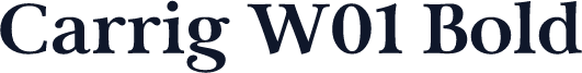 Carrig W01 Bold
