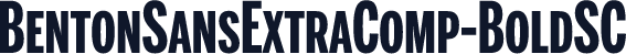 BentonSansExtraComp-BoldSC