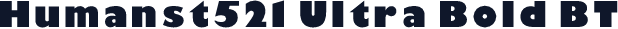 Humanst521 Ultra Bold BT
