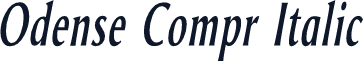 Odense Compr Italic