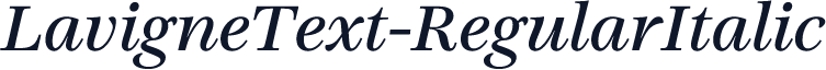 LavigneText-RegularItalic