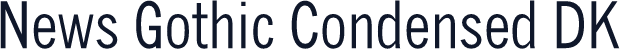 News Gothic Condensed DK