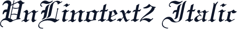 VnLinotext2 Italic