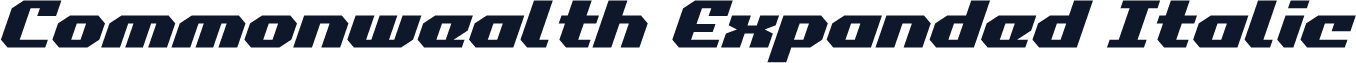 Commonwealth Expanded Italic