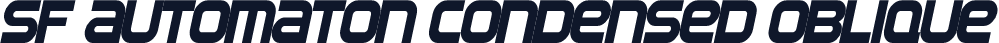 SF Automaton Condensed Oblique