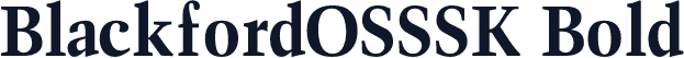 BlackfordOSSSK Bold