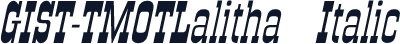 GIST-TMOTLalitha Italic