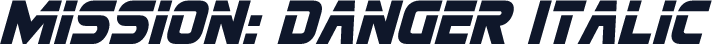 Mission: Danger Italic