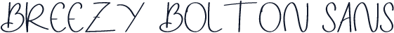 Breezy Bolton Sans