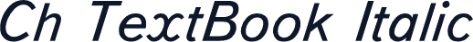 Ch TextBook Italic