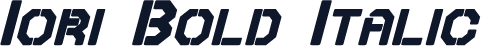 Iori Bold Italic