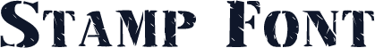 Stamp Font