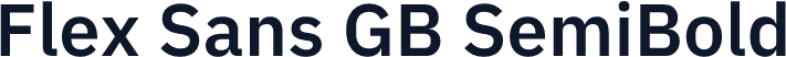 Flex Sans GB SemiBold
