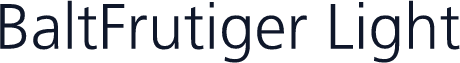 BaltFrutiger Light