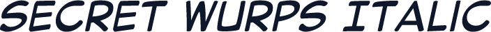 Secret Wurps Italic