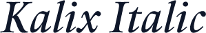 Kalix Italic