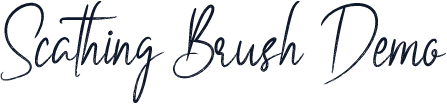 Scathing Brush Demo