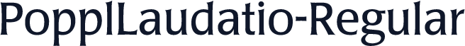 PopplLaudatio-Regular