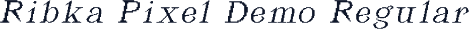 Ribka Pixel Demo Regular