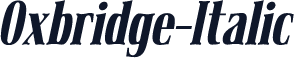 Oxbridge-Italic