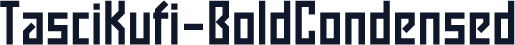 TasciKufi-BoldCondensed