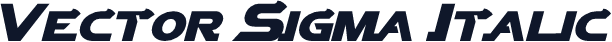 Vector Sigma Italic