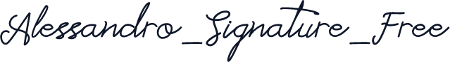 Alessandro_Signature_Free