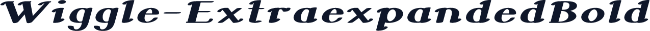 Wiggle-ExtraexpandedBold