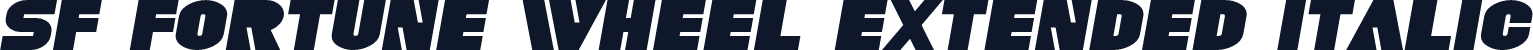 SF Fortune Wheel Extended Italic