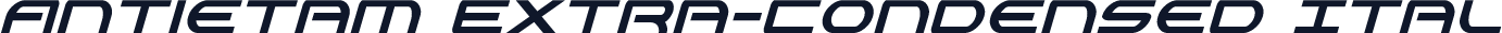 Antietam Extra-Condensed Ital