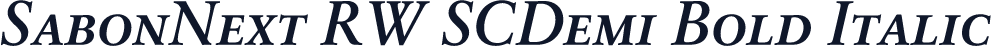 SabonNext RW SCDemi Bold Italic