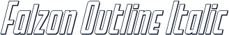 Falzon Outline Italic
