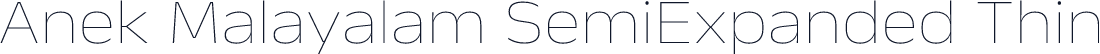 Anek Malayalam SemiExpanded Thin