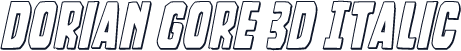 Dorian Gore 3D Italic