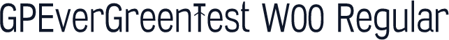 GPEverGreenTest W00 Regular