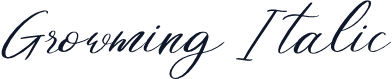 Growming Italic