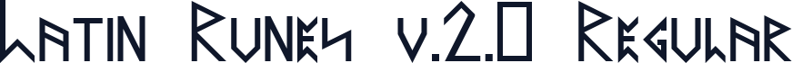 Latin Runes v.2.0 Regular