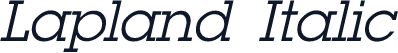 Lapland Italic