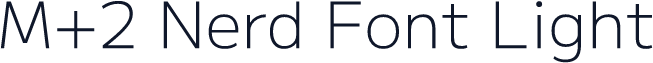 M+2 Nerd Font Light