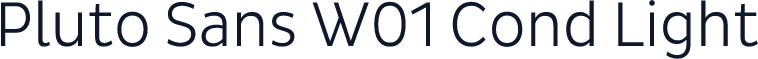 Pluto Sans W01 Cond Light