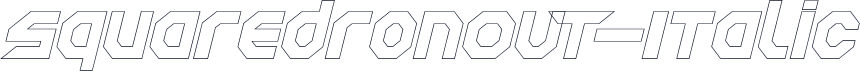 SquaredronOUT-Italic