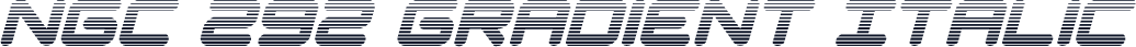 NGC 292 Gradient Italic