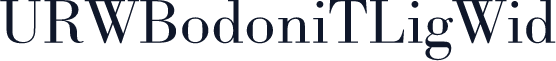 URWBodoniTLigWid
