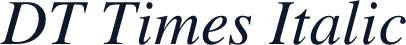DT Times Italic