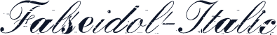 Falseidol-Italic