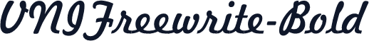 VNIFreewrite-Bold